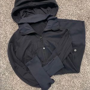 Sold !!!!!!!!! Lululemon Stride Full Zip Jacket Black Size 4